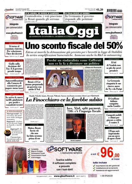 Italia oggi : quotidiano di economia finanza e politica